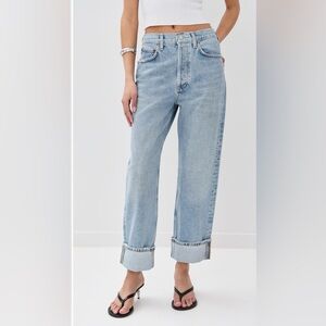 Agolde Fran Low Slung Blue Women's Jeans size 30